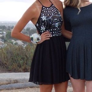 Gem / Sequin Windsor Formal Mini Dress